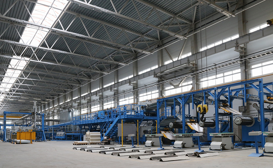 DoorHan ввел в эксплуатацию новую линию сэндвич-панелей в Можайске!