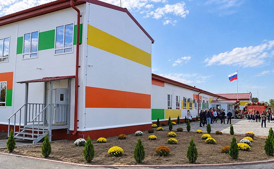 В Республике Дагестан открылись две новые школы, построенные с применением технологий DoorHan