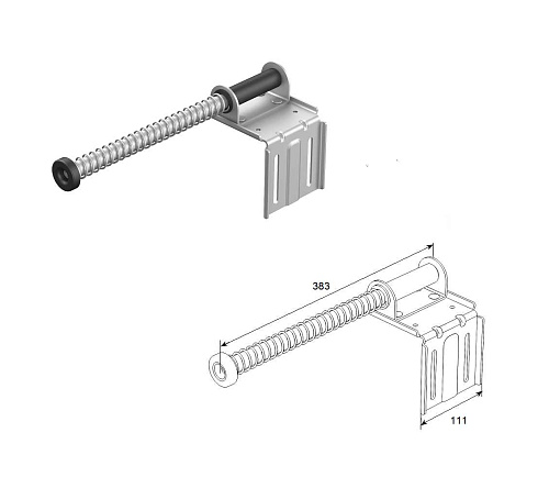 Пружинный амортизатор укороченный