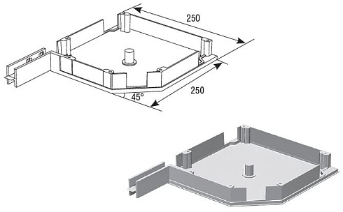 Крышка боковая RK250S