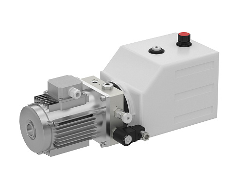 Насос гидравлический SKS-D09 для пл. с выдв. аппарелью с двумя подъёмными цил. 380В/3ф/50Гц/1,1 кВт