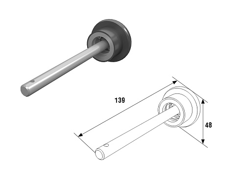 Ролик для ворот ISD01Parking