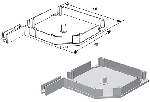 Крышка боковая RK150