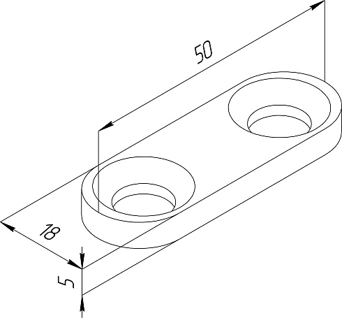 Пластина троса прижимная