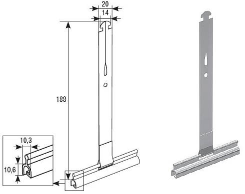 Пружина тяговая RS190
