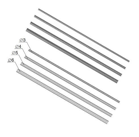 Трос нержавеющий DIN 3055 конструкция 7х19
