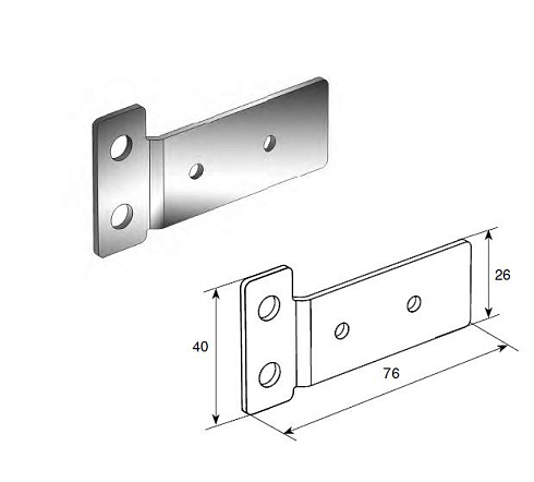 Пластина крепления ригеля Compact