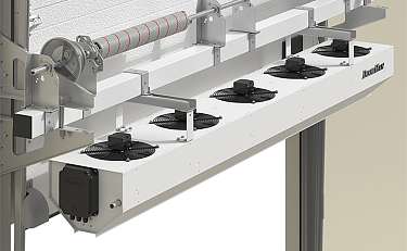 Новый продукт! Промышленная воздушная завеса ДОРГАРД-430W01HS для промышленных секционных ворот 