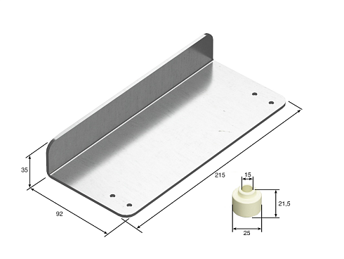Комплект для установки доводчика DH25153
