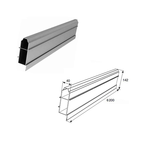 АЛЮМИНИЕВЫЙ ПРОФИЛЬ «РИГЕЛЬ ВЕРХНИЙ»