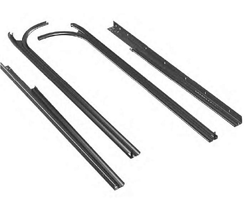 КОМПЛЕКТ НАПРАВЛЯЮЩИХ И УГЛОВЫХ СТОЕК ДЛЯ НИЗКОГО ПОДЪЕМА RAL7040