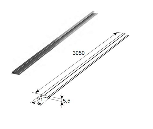 КОМПЛЕКТ ВЕРХНЕГО/НИЖНЕГО ПРОФИЛЯ