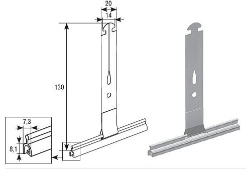 Пружина тяговая RS130