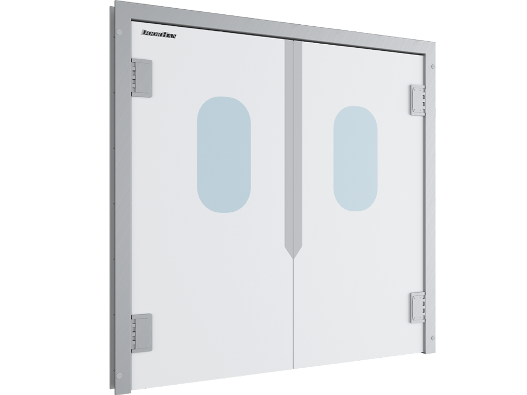 Пластиковые маятниковые двери серии SWD