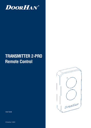 Инструкция по программированию
