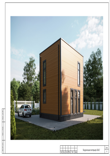 EFFECT LIGHT 88_5.2_Визуализация экстерьера. Вид 2